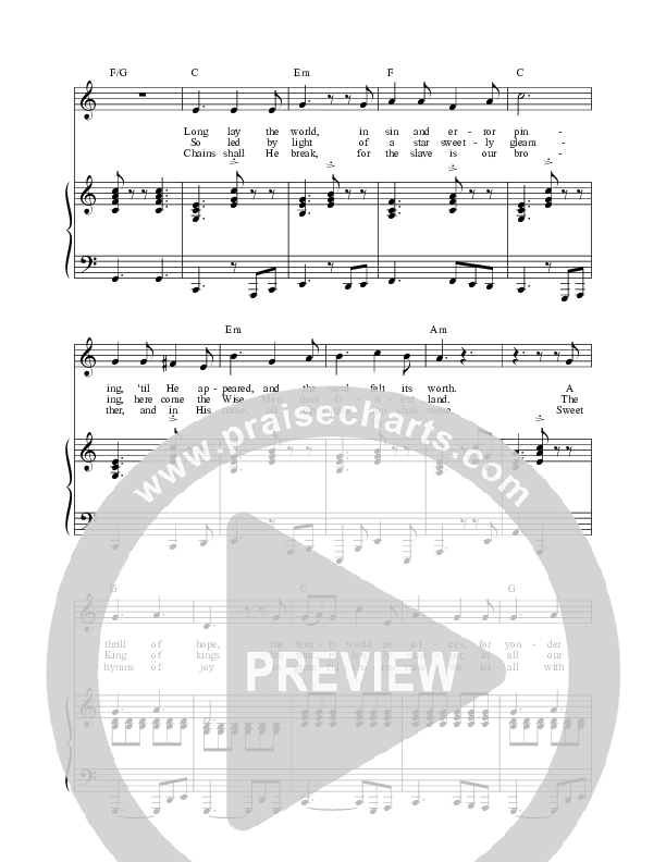 O Holy Night Lead & Piano (The Sing Team)