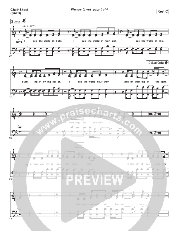 Wonder (Live) Choir Vocals (SATB) (Hillsong UNITED)