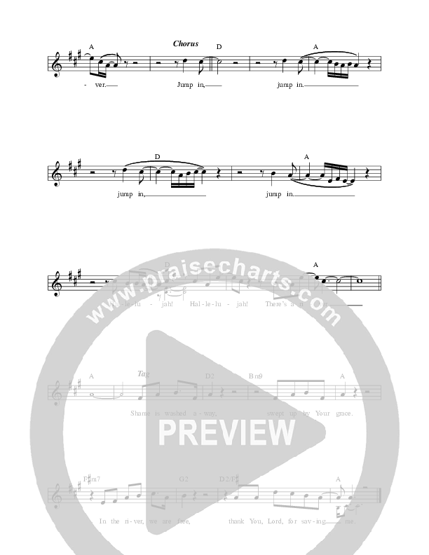 The River (Single) Lead Sheet (Gas Street Music)