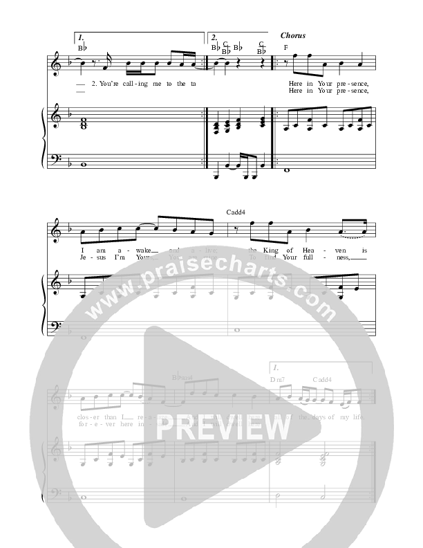 Here Lead & Piano (Tim Timmons)