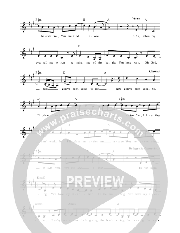 No Other Gods Lead Sheet (Tim Timmons)