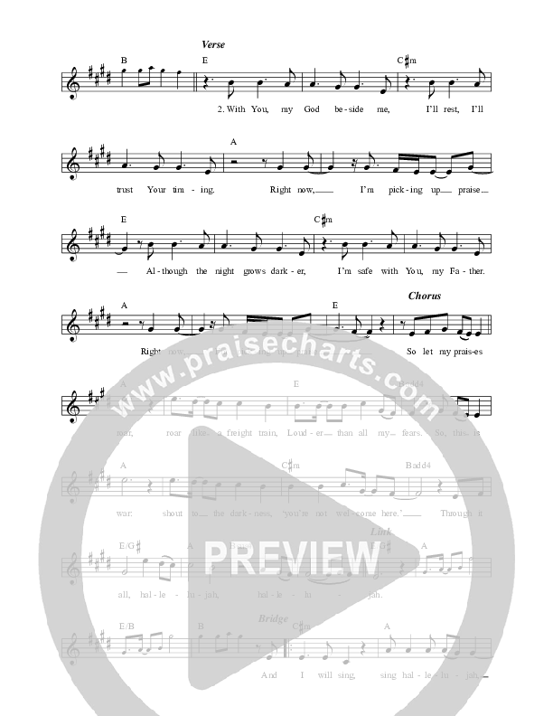 Roar Lead Sheet (Tim Timmons)