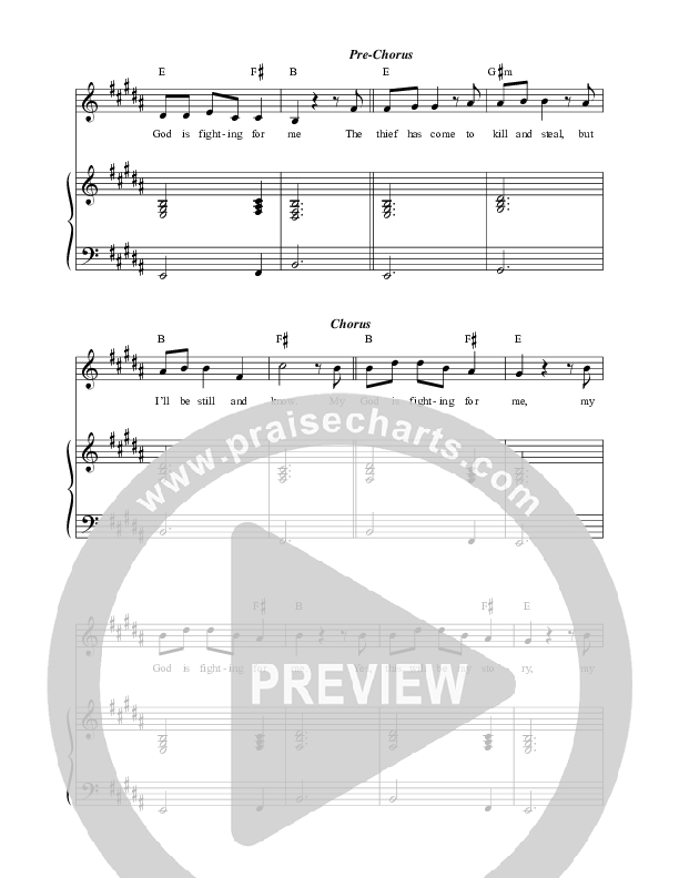 Fighting For Me Piano/Vocal (Tim Timmons)