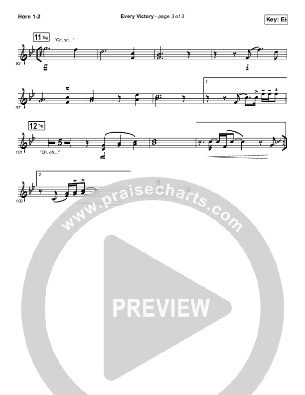 Every Victory French Horn 1/2 (The Belonging Co / Danny Gokey)