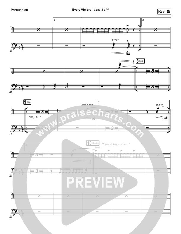 Every Victory Percussion (The Belonging Co / Danny Gokey)