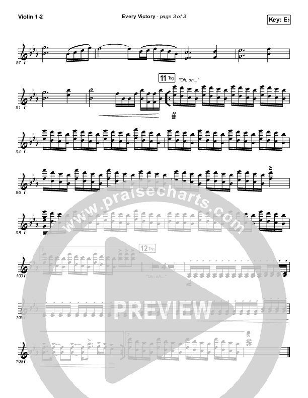 Every Victory Violin 1/2 (The Belonging Co / Danny Gokey)