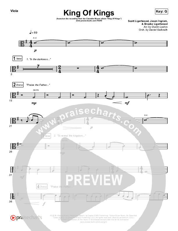 King Of Kings Viola (Chandler Moore)