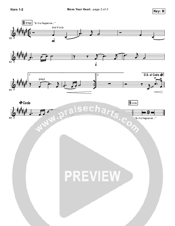 Move Your Heart French Horn 1/2 (Maverick City Music / UPPERROOM / Dante Bowe / Elyssa Smith)