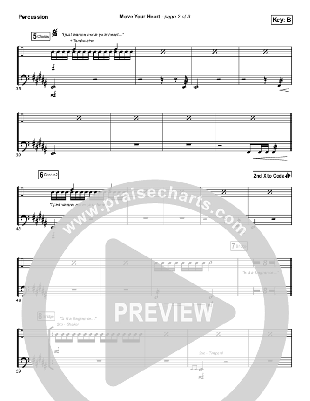 Move Your Heart Percussion (Maverick City Music / UPPERROOM / Dante Bowe / Elyssa Smith)