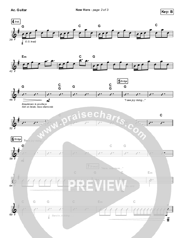 Now Here Acoustic Guitar (Red Rocks Worship)