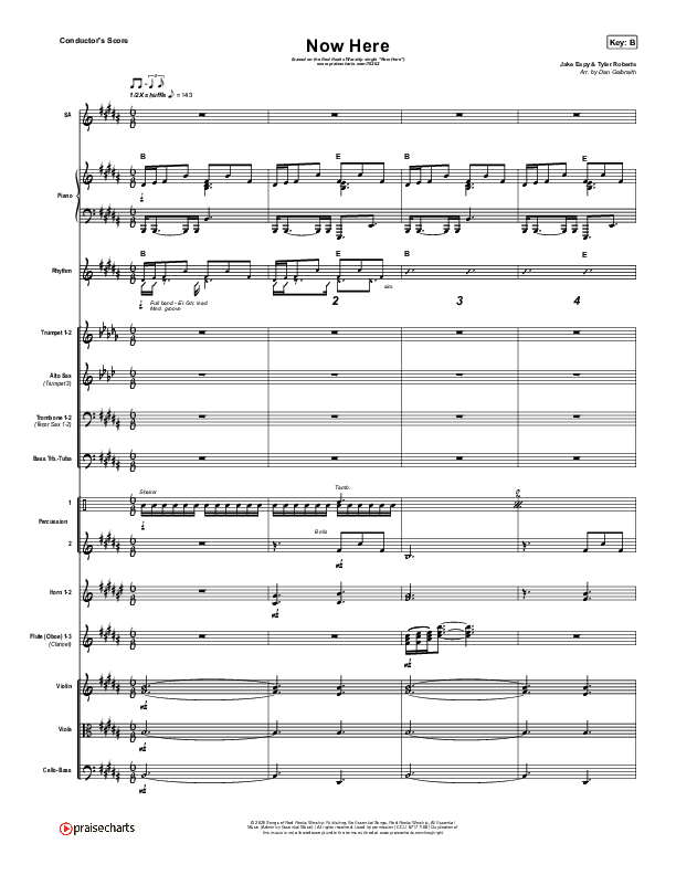 Now Here Conductor's Score (Red Rocks Worship)