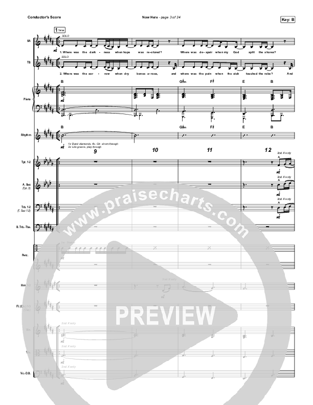 Now Here Conductor's Score (Red Rocks Worship)