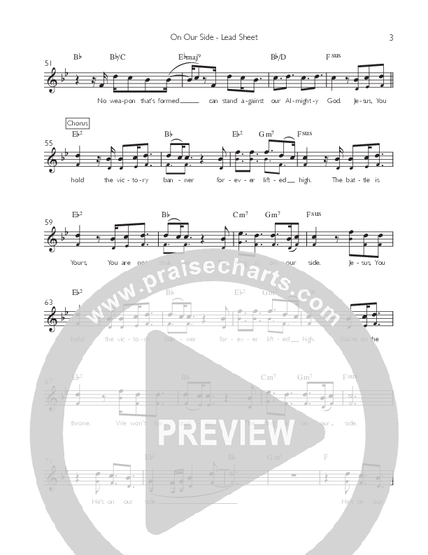 On Our Side Lead Sheet (Jefferson)