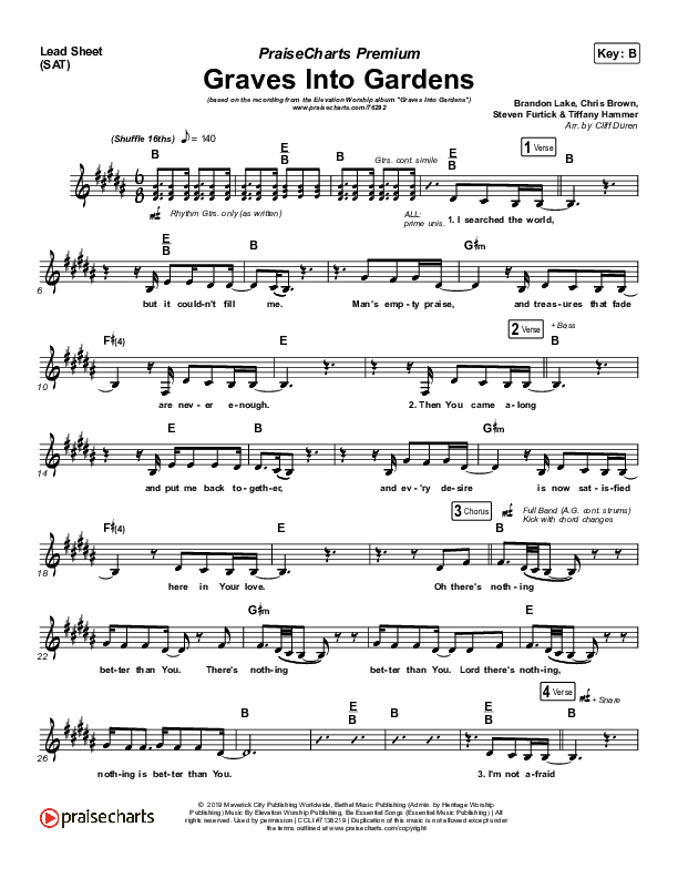 Unveiling the Beauty – “Graves Into Gardens” Chords in Key of C (PDF) Unveiling the Beauty – “Graves Into Gardens” Chords in Key of C (PDF)