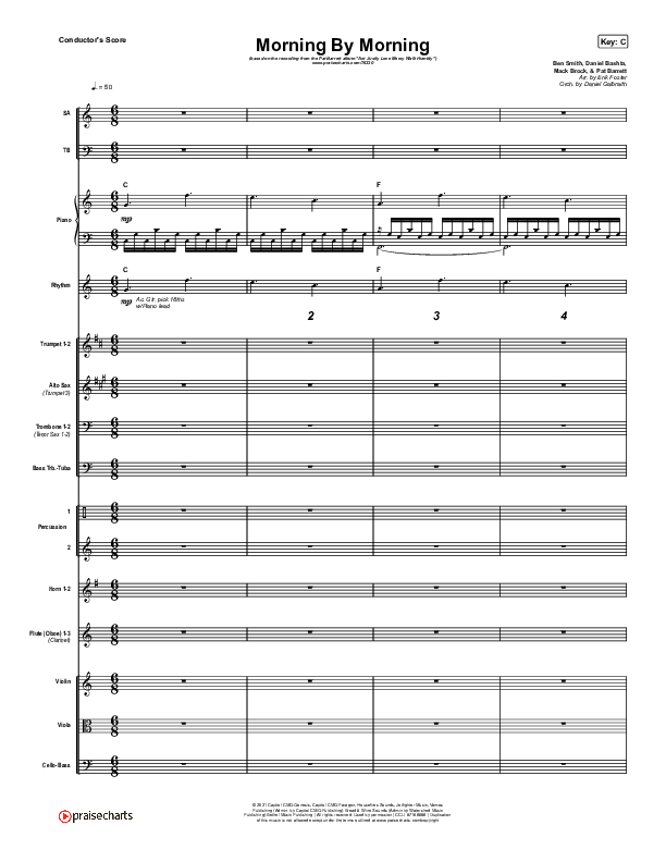 Morning By Morning Conductor's Score (Pat Barrett)