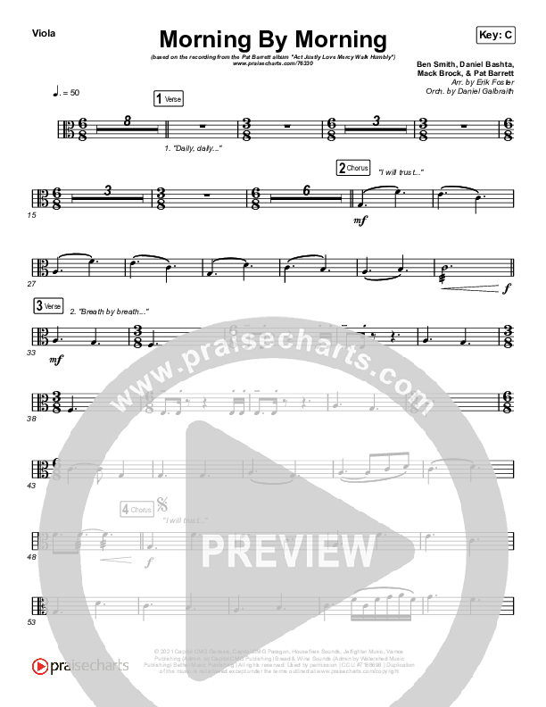 Morning By Morning String Pack (Pat Barrett)