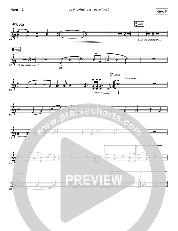 Lovingkindness Brass Pack (Keith & Kristyn Getty / Matt Redman / Matt Boswell / Matt Papa)