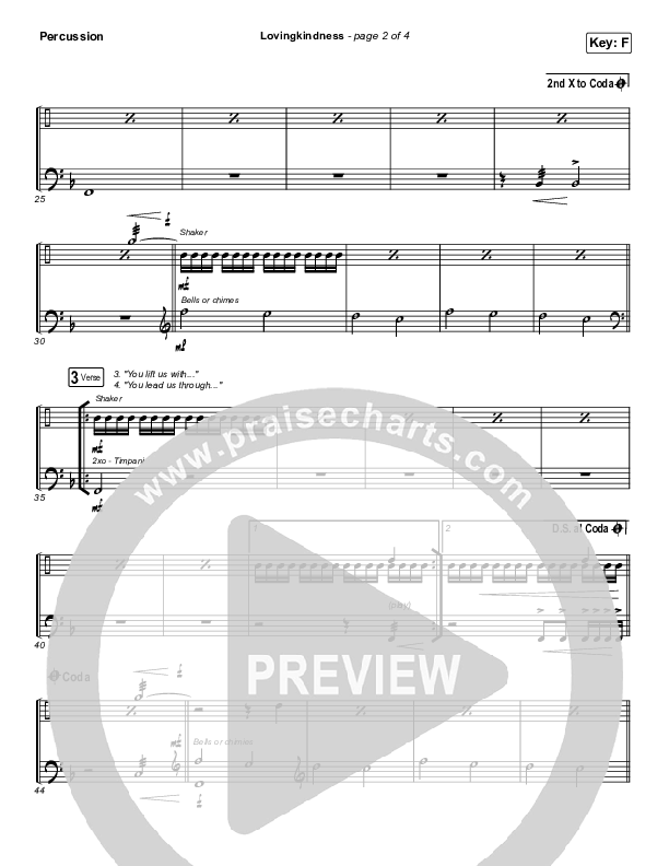 Lovingkindness Percussion (Keith & Kristyn Getty / Matt Redman / Matt Boswell / Matt Papa)