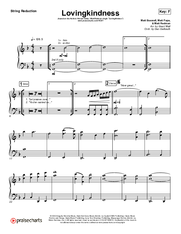 Lovingkindness Synth Strings (Keith & Kristyn Getty / Matt Redman / Matt Boswell / Matt Papa)