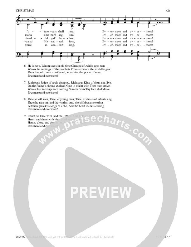 Of The Father's Love Begotten Hymn Sheet (SATB) (Traditional Hymn)