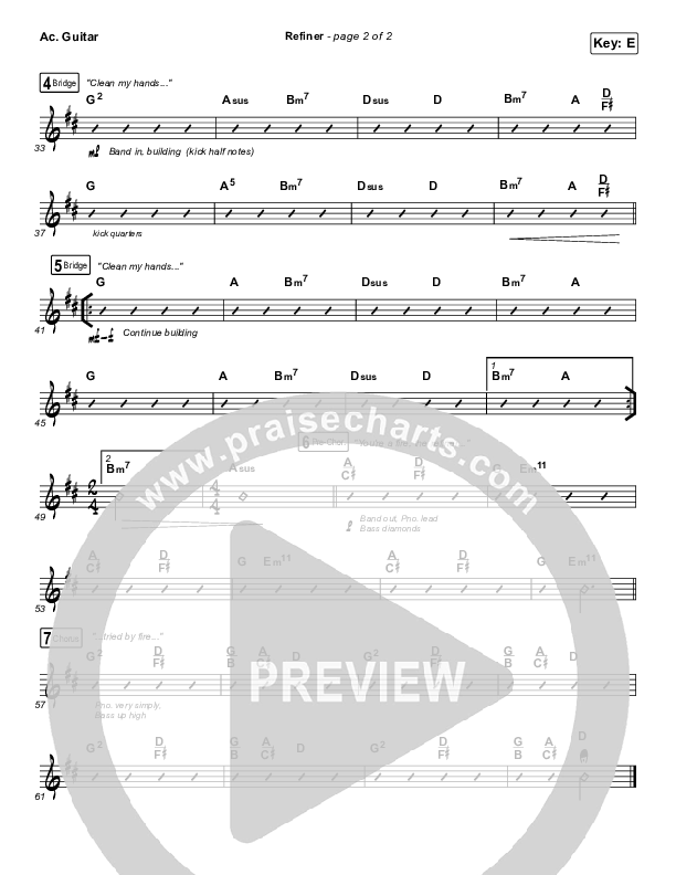 Refiner Acoustic Guitar (Maverick City Music / Steffany Gretzinger)