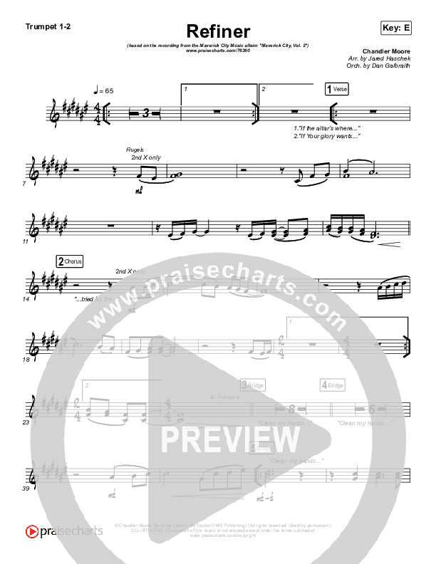 Refiner Trumpet 1,2 (Maverick City Music / Steffany Gretzinger)