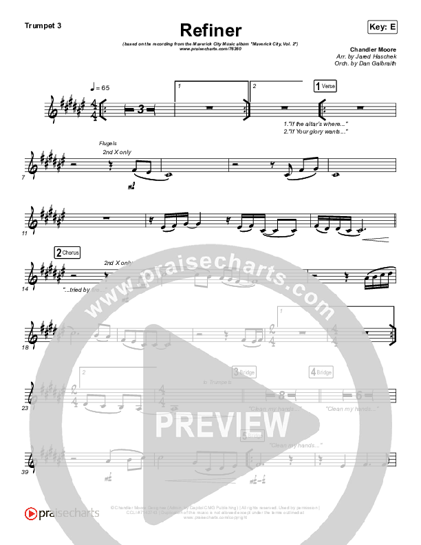 Refiner Trumpet 3 (Maverick City Music / Steffany Gretzinger)