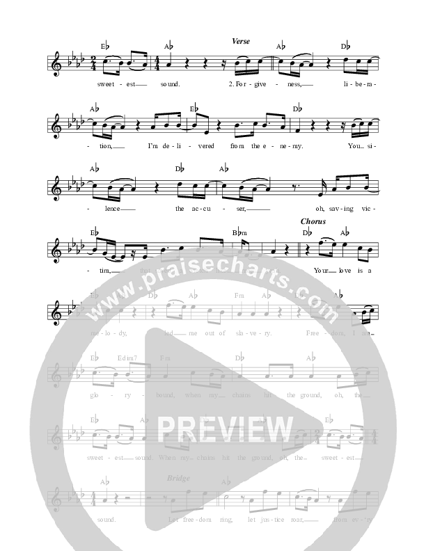 The Sweetest Sound Lead Sheet (Village Lights / Ike Ndolo)