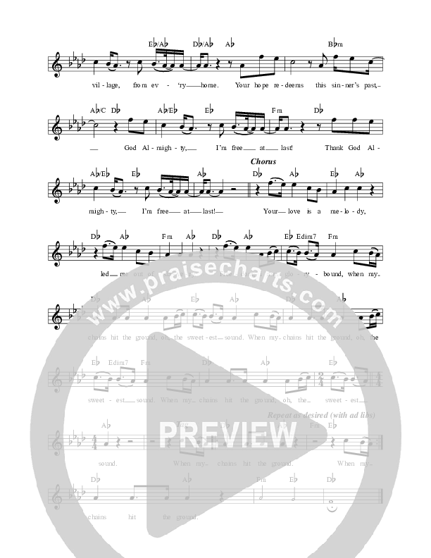 The Sweetest Sound Lead Sheet (Village Lights / Ike Ndolo)