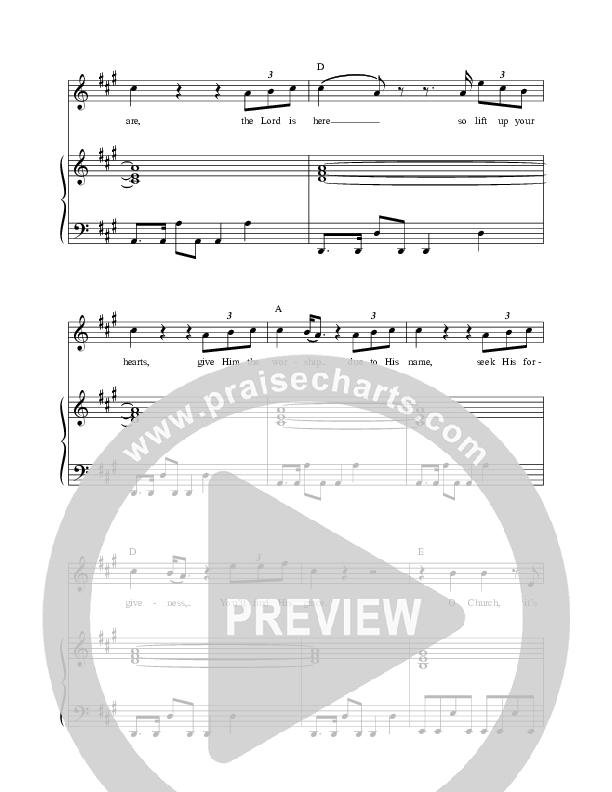 Forever Glorified Lead & Piano (New Wine Worship)