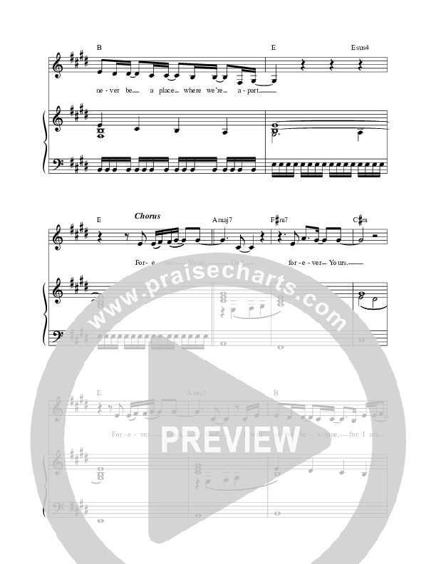 Forever Yours Lead & Piano (Nick & Becky Drake / Worship For Everyone)