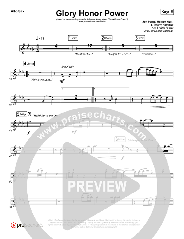 Glory Honor Power Sax Pack (Influence Music)