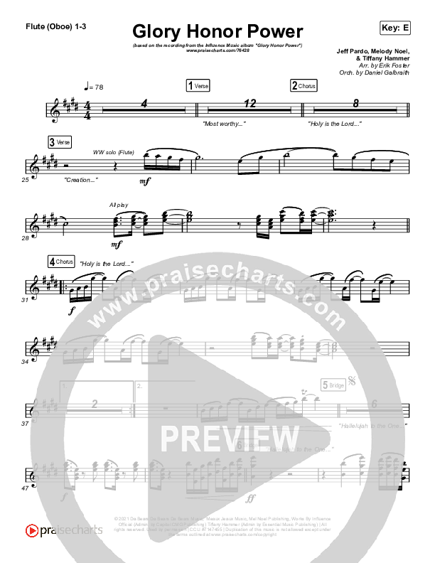 Glory Honor Power Wind Pack (Influence Music)