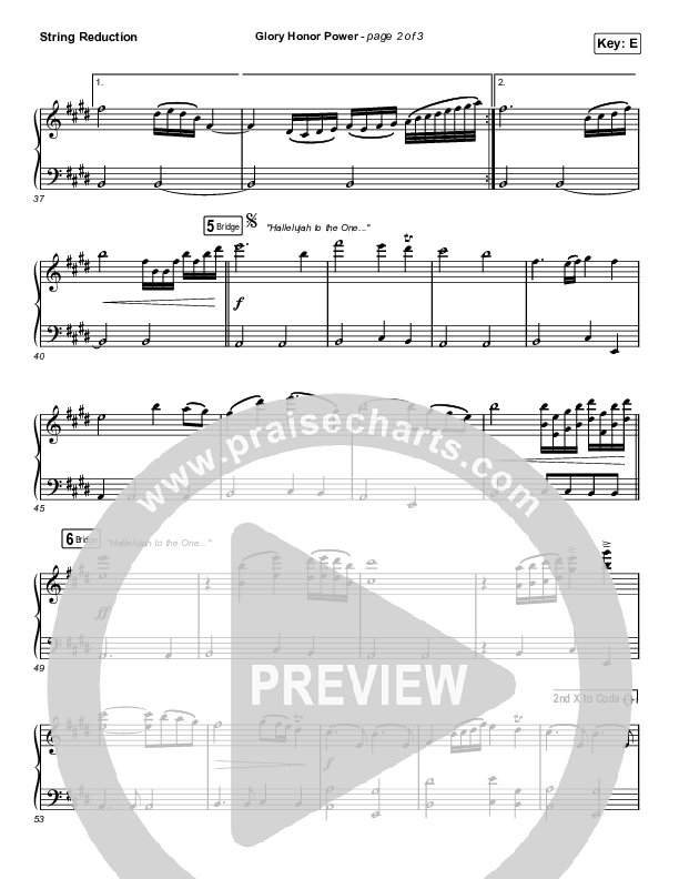 Glory Honor Power String Reduction (Influence Music)