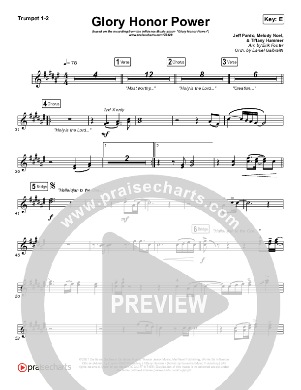 Glory Honor Power Brass Pack (Influence Music)