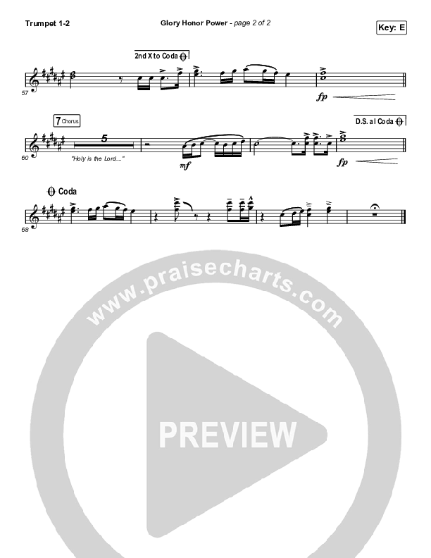 Glory Honor Power Trumpet 1,2 (Influence Music)