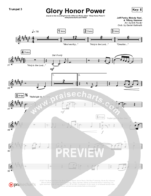 Glory Honor Power Trumpet 3 (Influence Music)