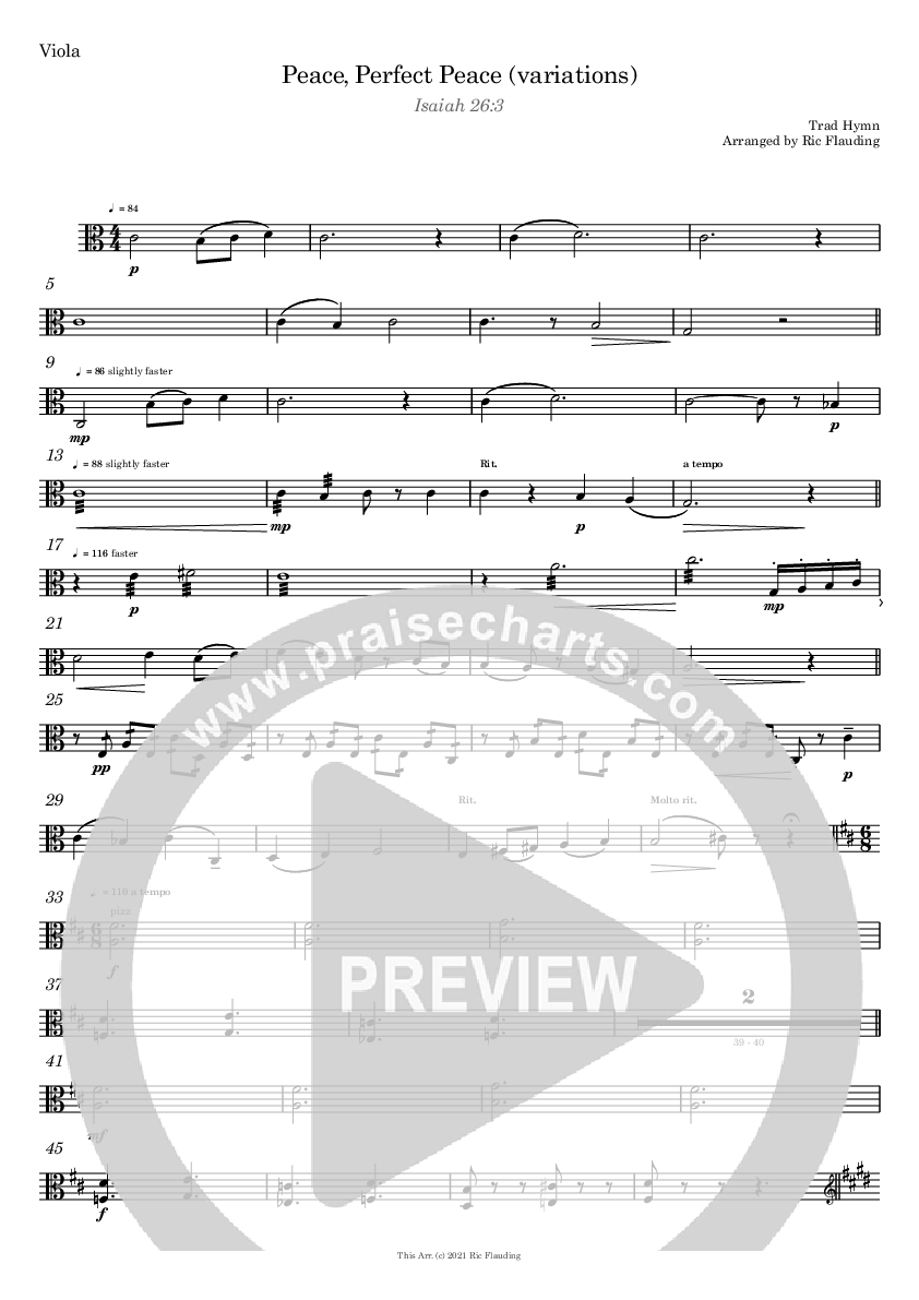 Peace Perfect Peace Instrumental Viola Sheet Music Pdf Ric Flauding Peace Perfect Peace Instrumental Viola Sheet Music Pdf Ric Flauding