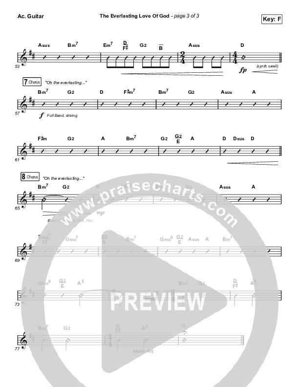 The Everlasting Love Of God Acoustic Guitar (Keith & Kristyn Getty / Matt Boswell / Matt Papa)