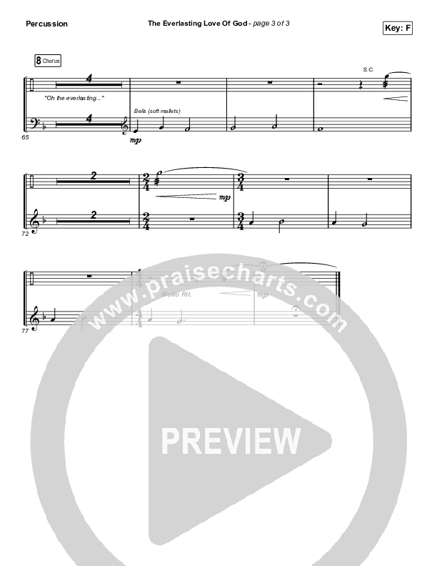 The Everlasting Love Of God Percussion (Keith & Kristyn Getty / Matt Boswell / Matt Papa)