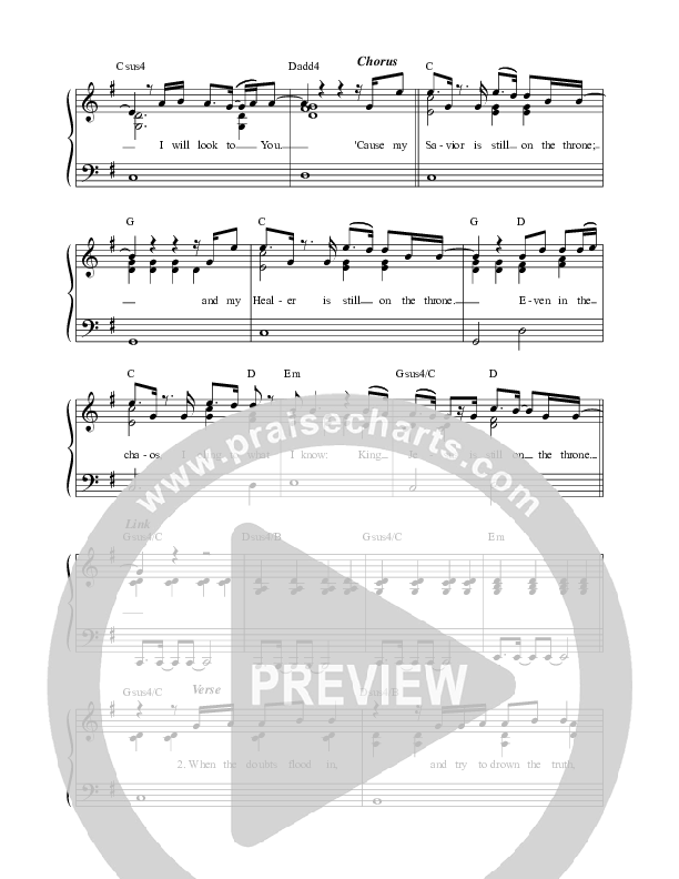 Still On The Throne Lead Sheet (SAT) (Mitch Wong)