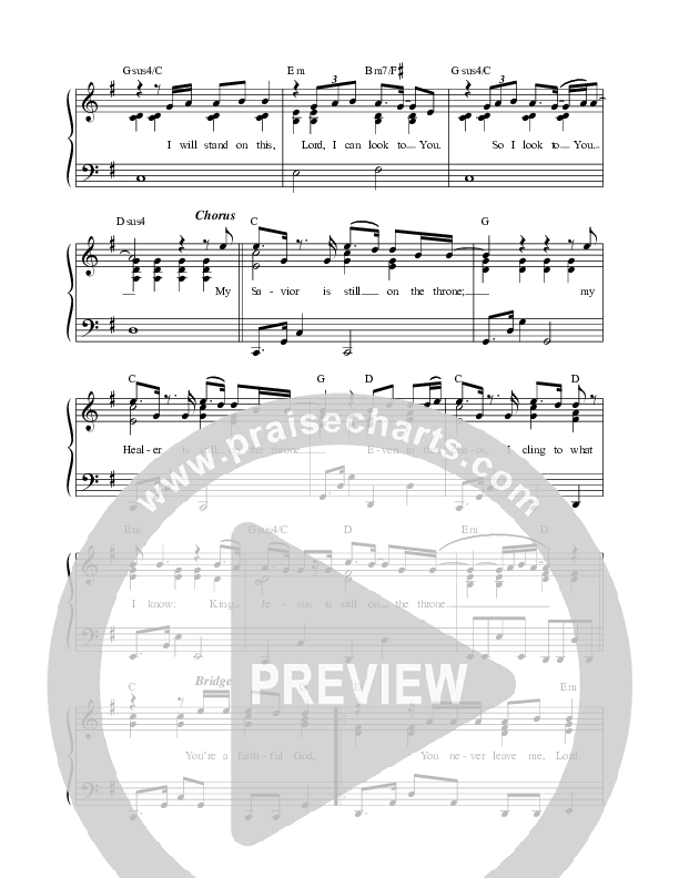 Still On The Throne Lead Sheet (SAT) (Mitch Wong)