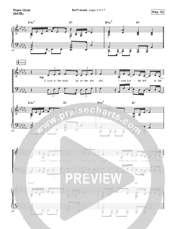 Be Praised Piano/Vocal (SATB) (Maverick City Music)