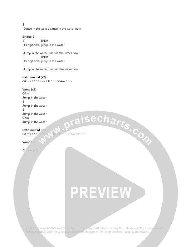 High Tides Chord Chart (Violent Worship)