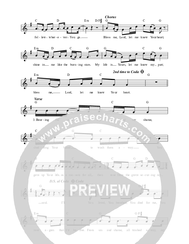 Let Me Know Your Heart Lead Sheet (Steph Macleod)