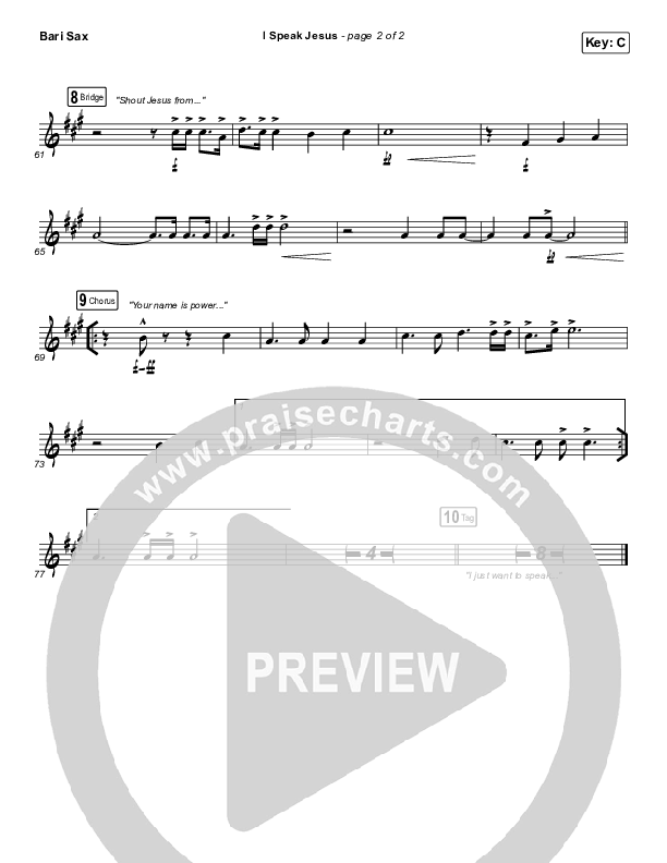 I Speak Jesus Bari Sax (Here Be Lions)