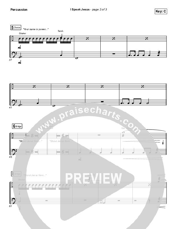 I Speak Jesus Percussion (Here Be Lions)