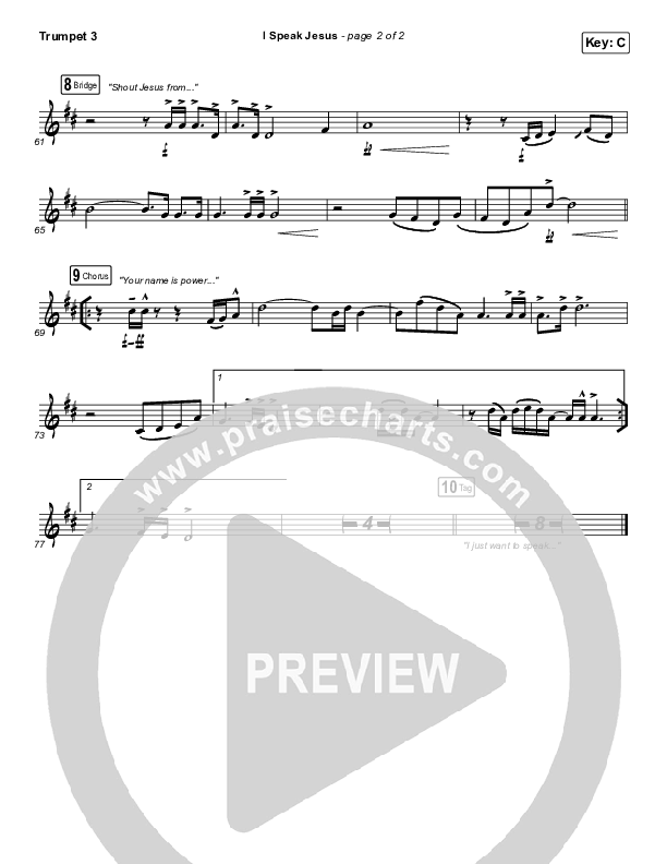 I Speak Jesus Trumpet 3 (Here Be Lions)