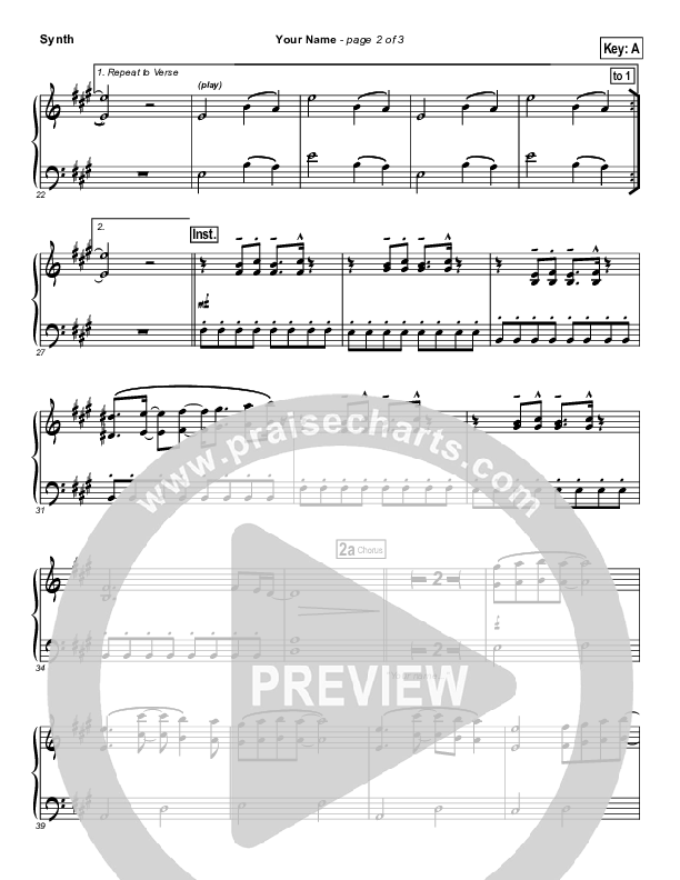 Your Name Synth Strings (Phillips Craig & Dean)