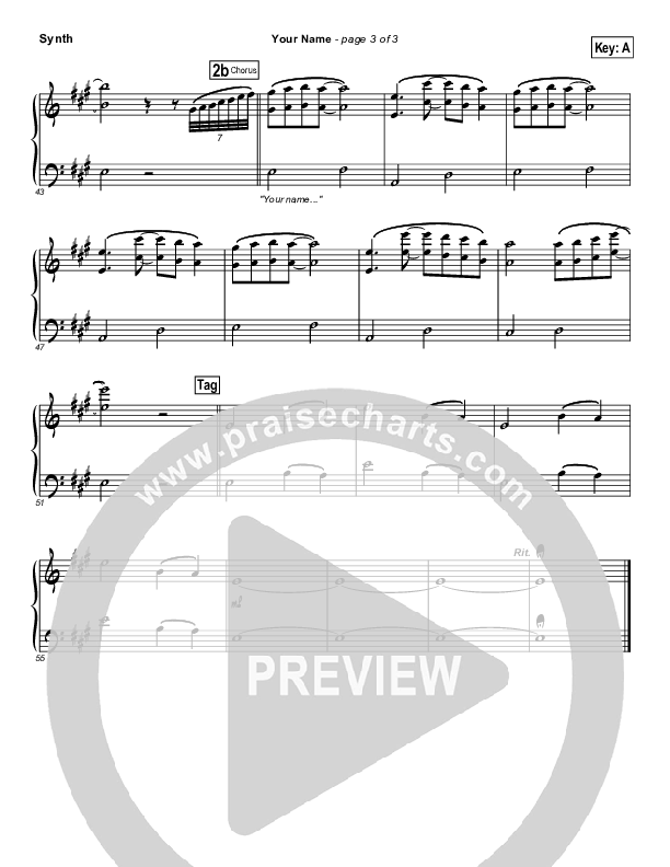 Your Name Synth Strings (Phillips Craig & Dean)